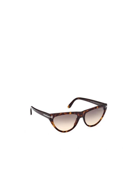 Tom Ford Metallic Eyewear Cat Eye Sunglasses