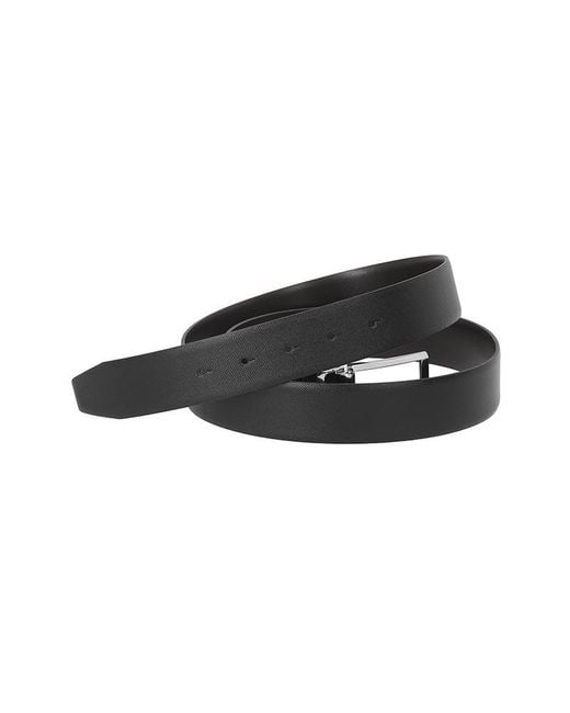 Boss Black Boss Logo Engraved Buckle Belt for men