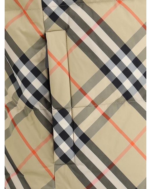 Burberry Blue Checked Gilet