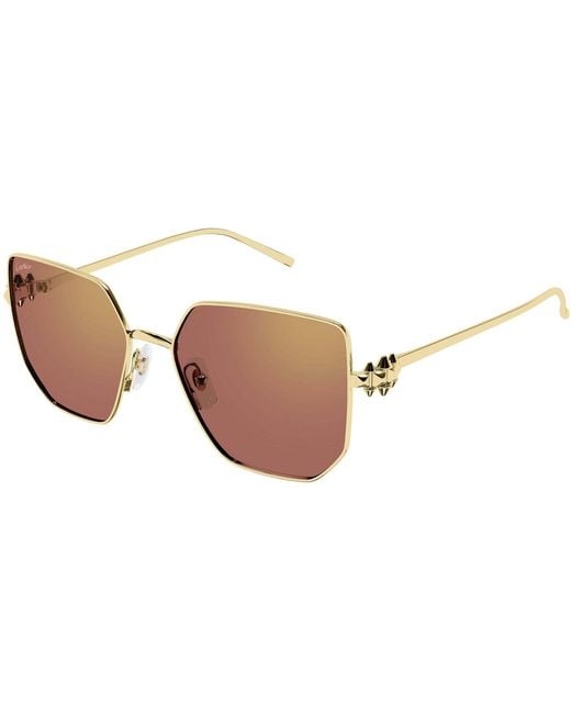 Cartier Pink Sqare-Frame Sunglasses for men