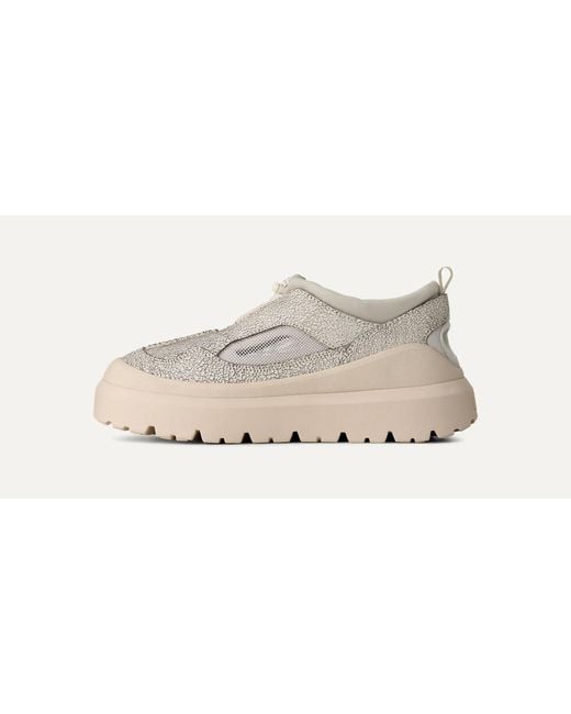 Ugg Gray Heritage Utility Axoid Crackle Sneakers for men