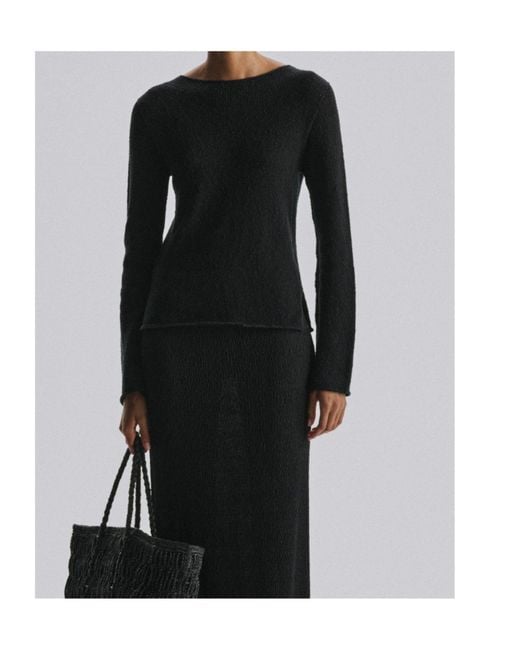 The Row Black Long-Sleeved Knitwear
