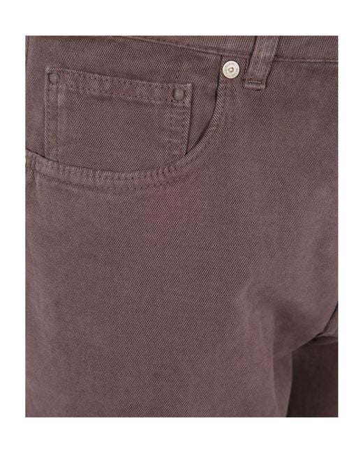 Incotex Gray Five-Pocket Trousers for men