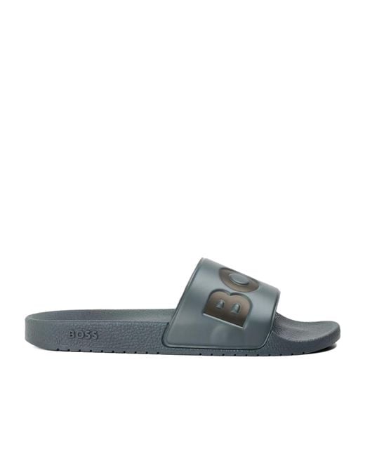 Boss Multicolor Boss Comfy Slider Sandals With Logo Detail for men