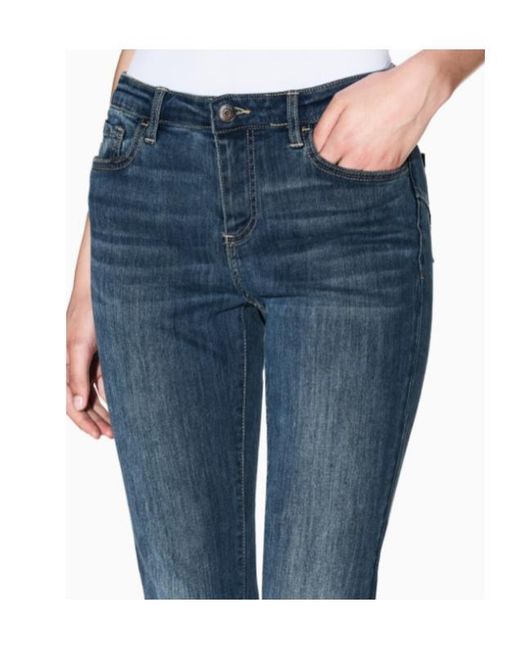 ARMANI EXCHANGE Blue Skinny-Cut Jeans