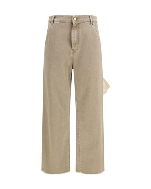 DARKPARK Natural Sienna Loose Side Split Jeans