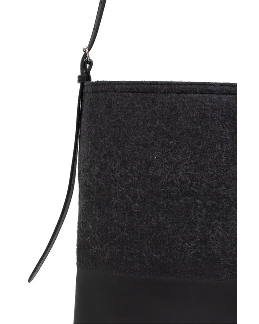 Dries Van Noten Black Rectangular Shoulder Bag for men