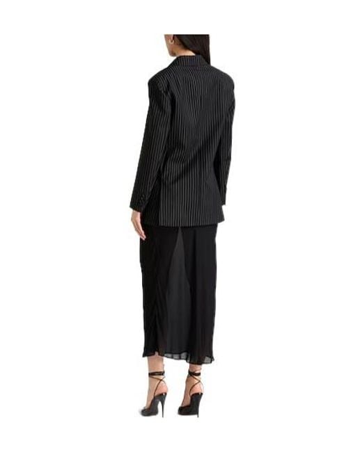 Max Mara Black Double-Breasted Blazer