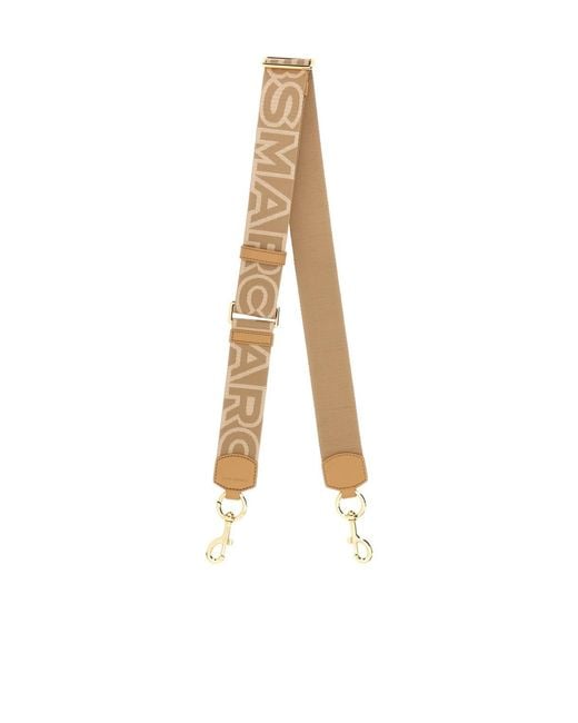 Marc Jacobs Metallic Logo Detailed Bag Strap