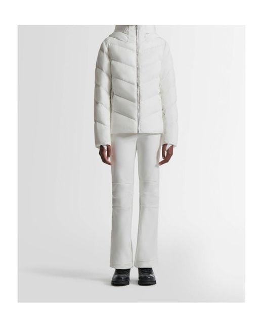 Fusalp White Delphine Ii Padded Ski Jacket