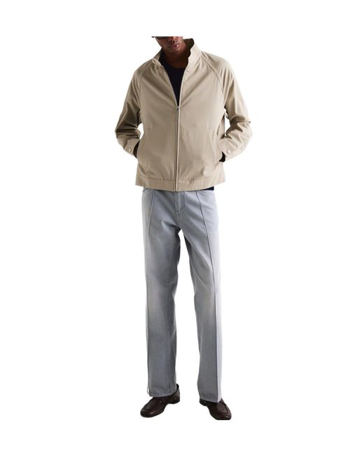 Prada Natural Stand-Collar Zip-Up Jacket for men