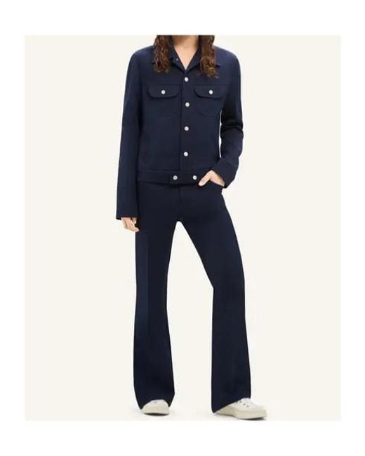 Courreges Black Courrèges Twill Trucker Jacket for men