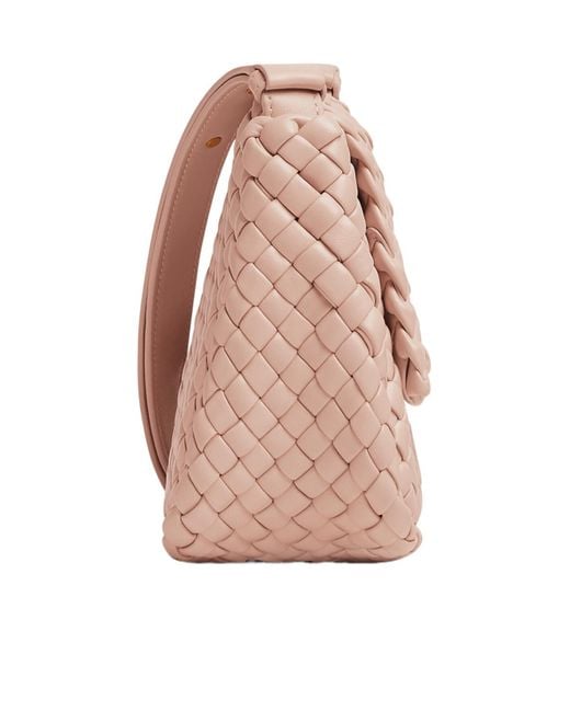 Bottega Veneta Pink Mini Cobble Shoulder Backpack