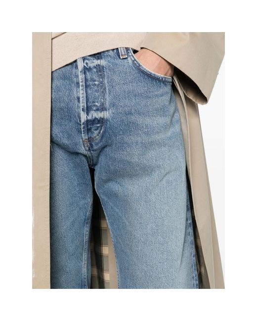 Agolde Blue Magnus Layered Waist Jeans for men