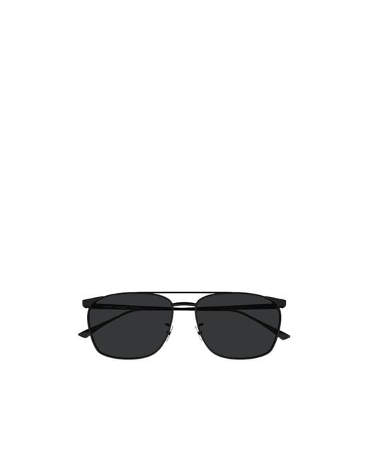 Saint Laurent Black Eyewear Pilot-Frame Sunglasses for men