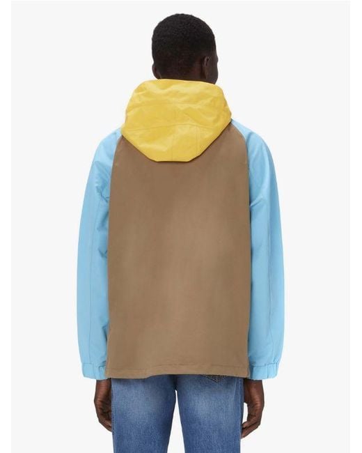J.W. Anderson Green Colour-Block Parka Jacket for men