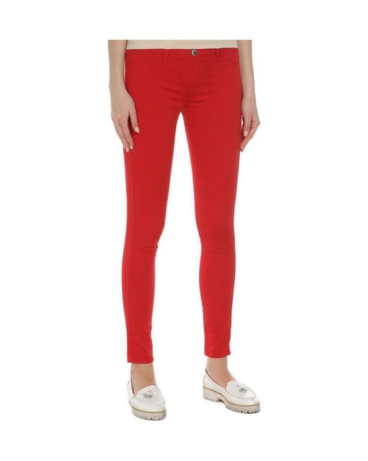 Moschino Red Slim Jeans