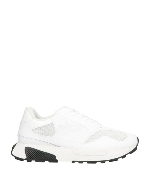DIESEL White Simple Low-Top Casual Shoes