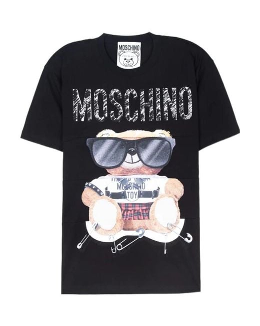 Moschino Black Logo Short-Sleeved T-Shirt