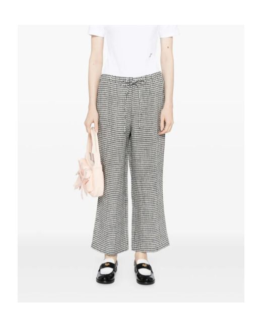 Reformation Gray Olina Trousers