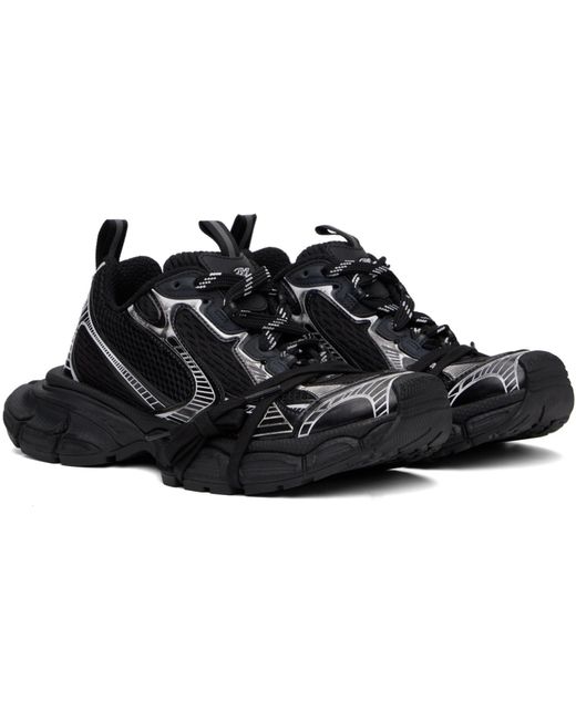 Balenciaga Black 3Xl Lace-Up Sneakers for men