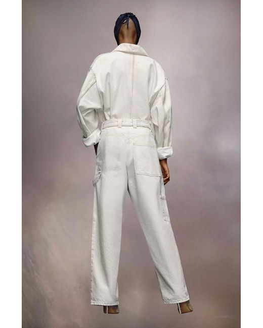 Maison Margiela White Wide-Leg Jeans