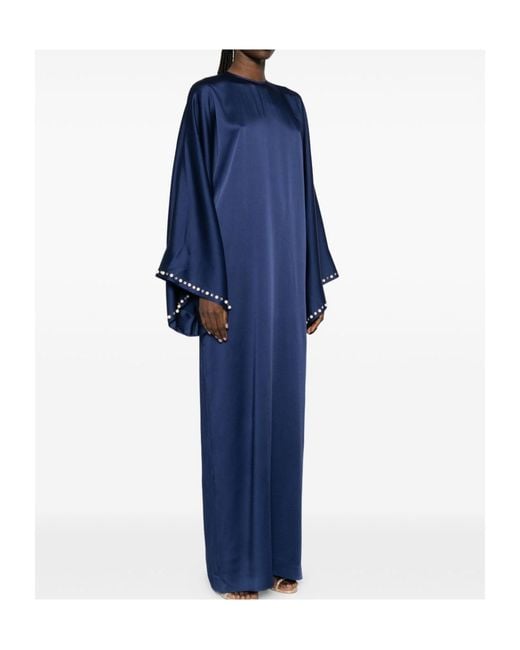 Stella McCartney Blue Embellished Maxi Dress