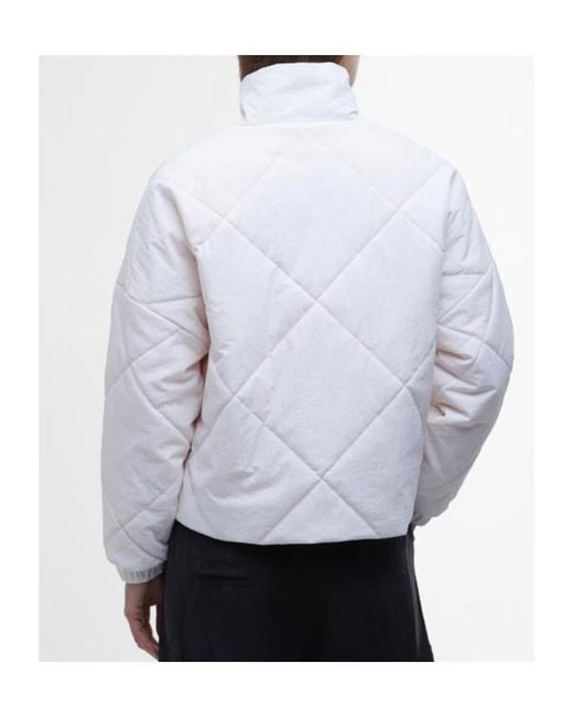 Barbour Gray Zola Quilted Jacket