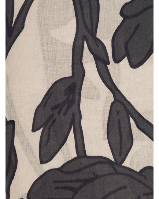 Brunello Cucinelli Multicolor Motif Printed Scarf