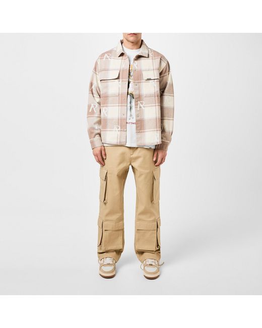 Represent Natural Loose Cargo Pants for men