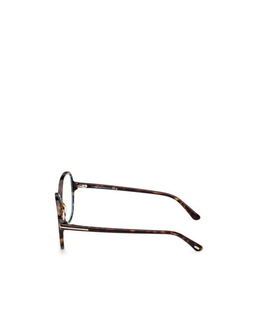 Tom Ford White Geometric Flat Mirror for men