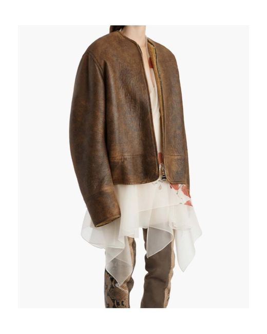 Khaite Brown Ruban Jacket