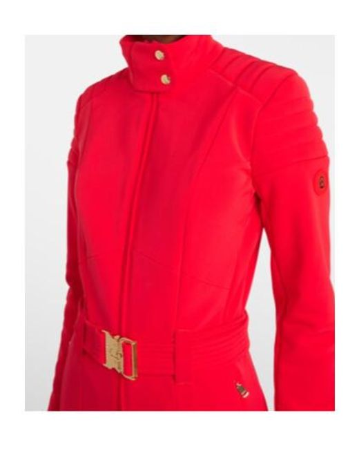 Bogner Red One-Piece Ski Sui