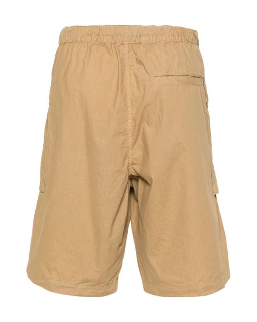 Aspesi Natural Logo-Patch Cotton Cargo Shorts for men