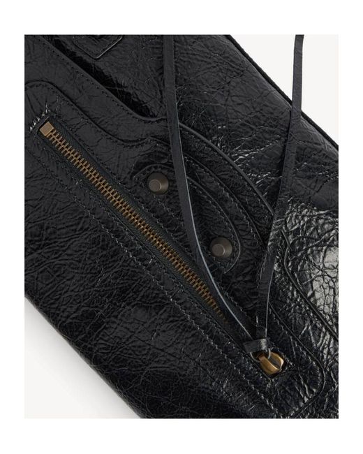 Balenciaga Black Le City Clutch Bag