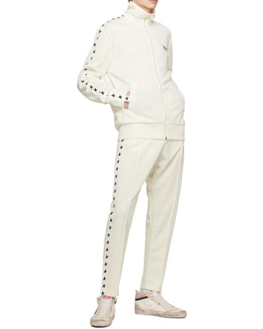 Golden Goose Deluxe Brand Natural Star Tape Zipped Jacket for men