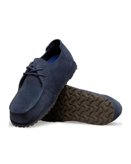 Birkenstock Blue Utti Lace-Up Shoes for men