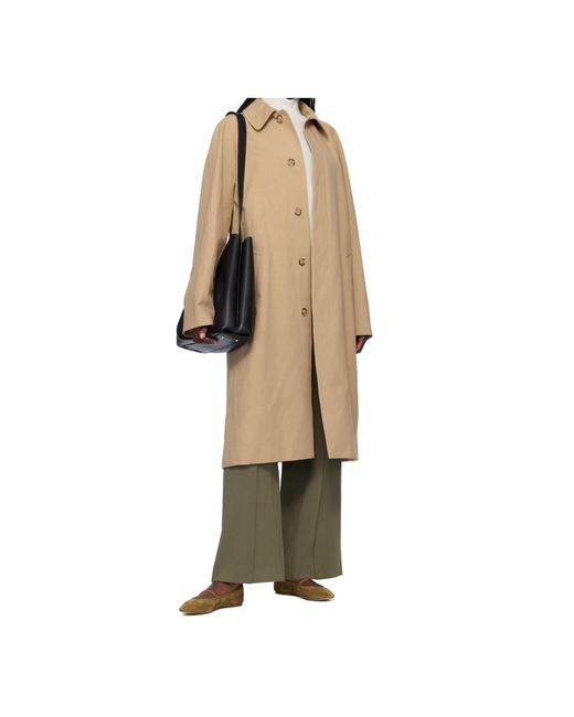 A.P.C. Natural Concealed-Fastening Trench Coat