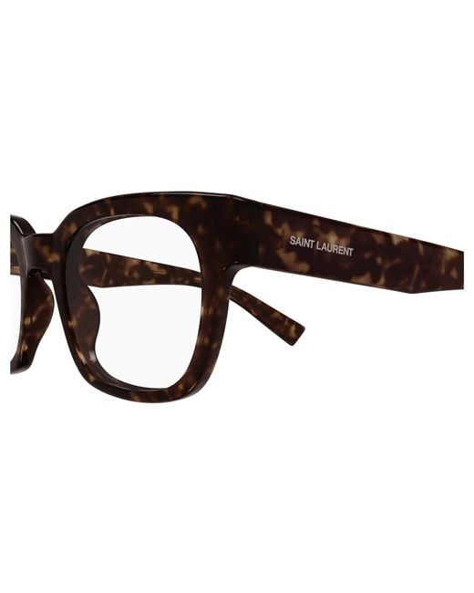 Saint Laurent White Eyewear Square Frame Glasses for men