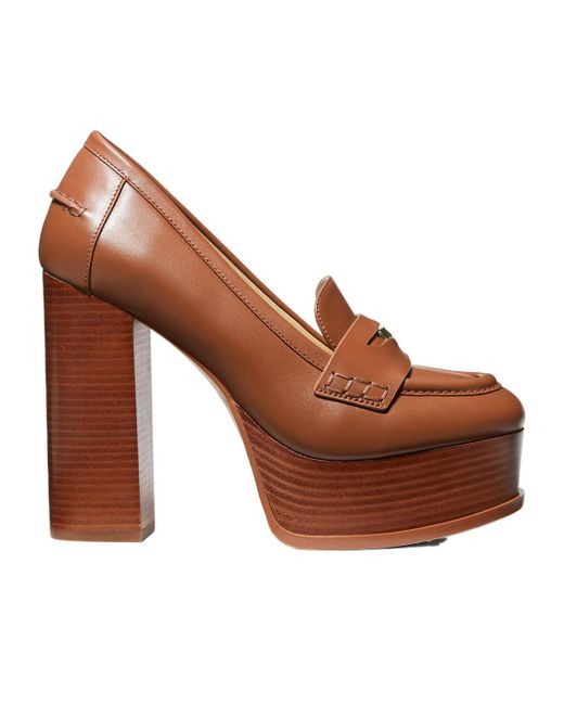 michael kors brown heels