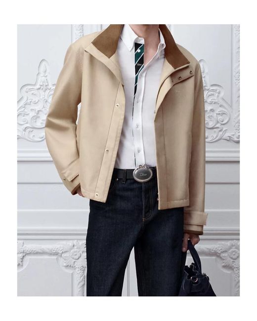 Dior Natural Long-Sleeved Casual Jacket for men