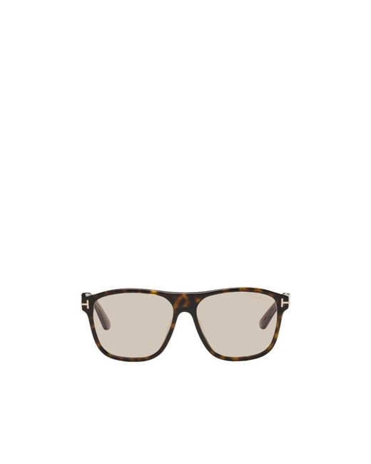Tom Ford Metallic Eyewear Frances Square Frame Sunglasses for men