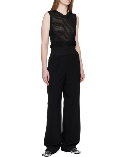 Maison Margiela Black Sleeveless Vest