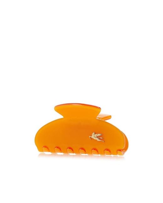 Etro Orange Logo Hair Accessories