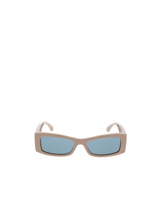 Chanel Blue Full Frame Sunglasses