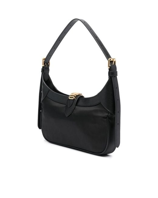 Moschino Black Logo Lettering Shoulder Bag