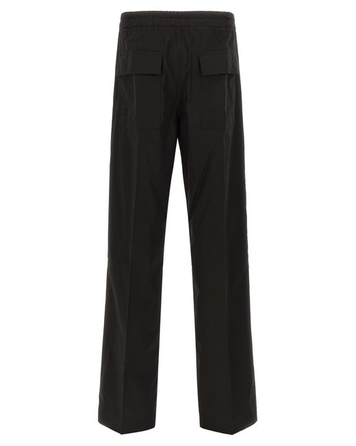Rick Owens Black Dietrich Drawstring Pants for men