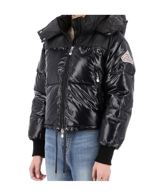 Pyrenex Black Hooded Down Jacket