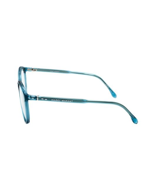 Isabel Marant Blue Full-Rimmed Plano Lenses