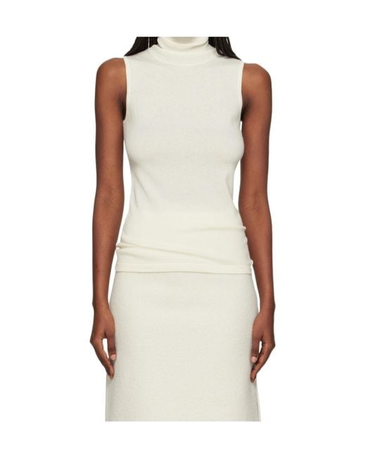 arch4 Natural Turtleneck Sweater